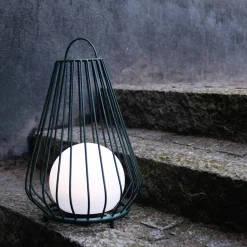 Evesham utendørs lanterne oppladbar stor