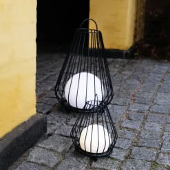 Evesham utendørs lanterne oppladbar stor