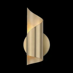 Evie Vegglampe - messing