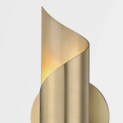 Evie Vegglampe - messing