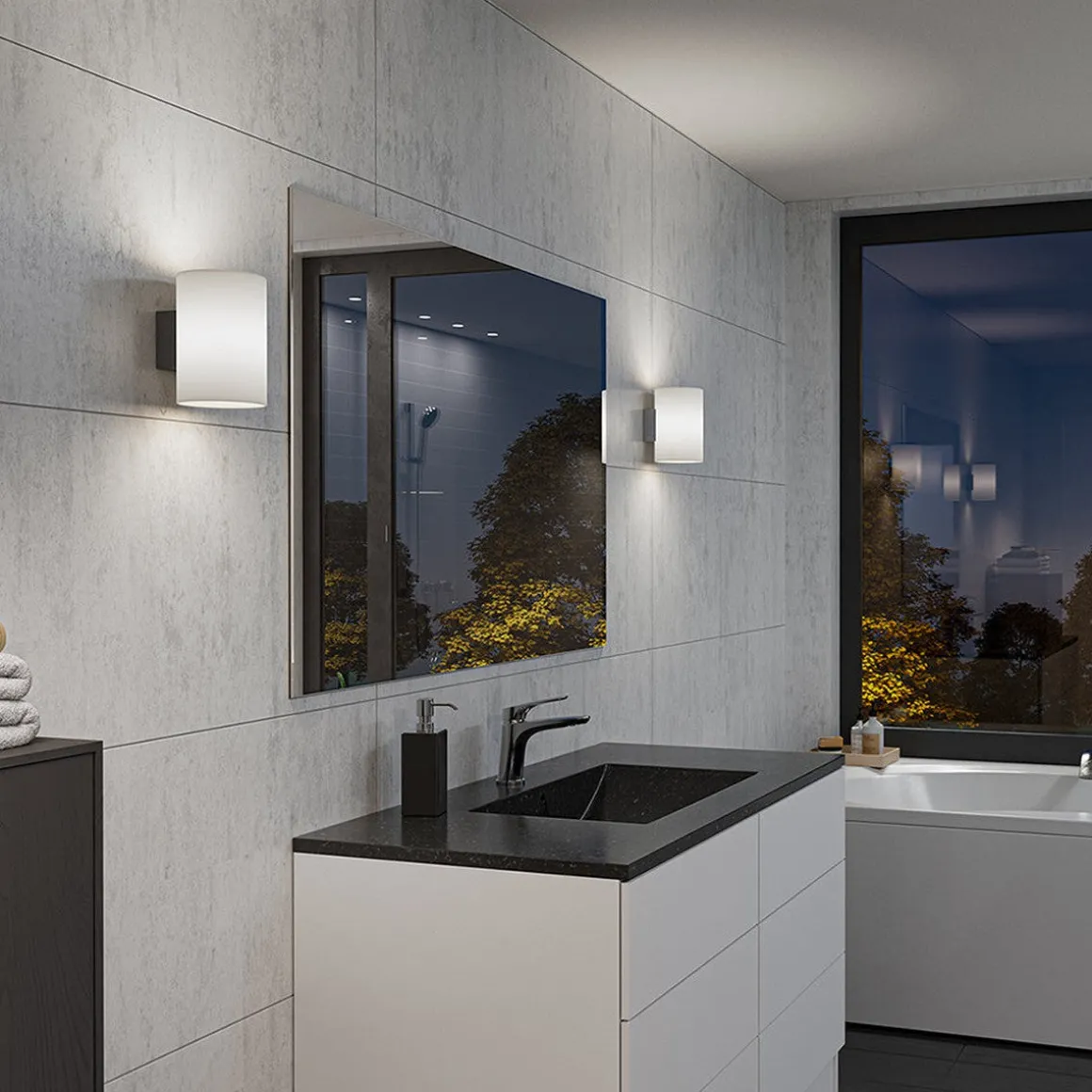 Evoke vegglampe large IP44