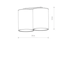 Eye tone dobbel takspot - Hvit