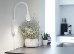 Eye vegglampe 5 watt dimbar m/ USB - Hvit