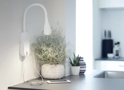 Eye vegglampe 5 watt dimbar m/ USB - Hvit