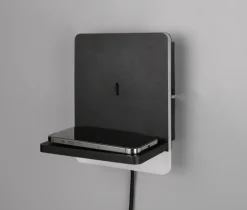 Fairfield vegglampe 9W 3000 Kelvin med USB - 3-step dim