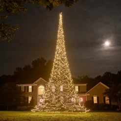 Fairybell 12M flaggstang julebelysning - 4000 LEDlys