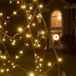 Fairybell 8M flaggstang julebelysning - 1500 LEDlys - med twinkle