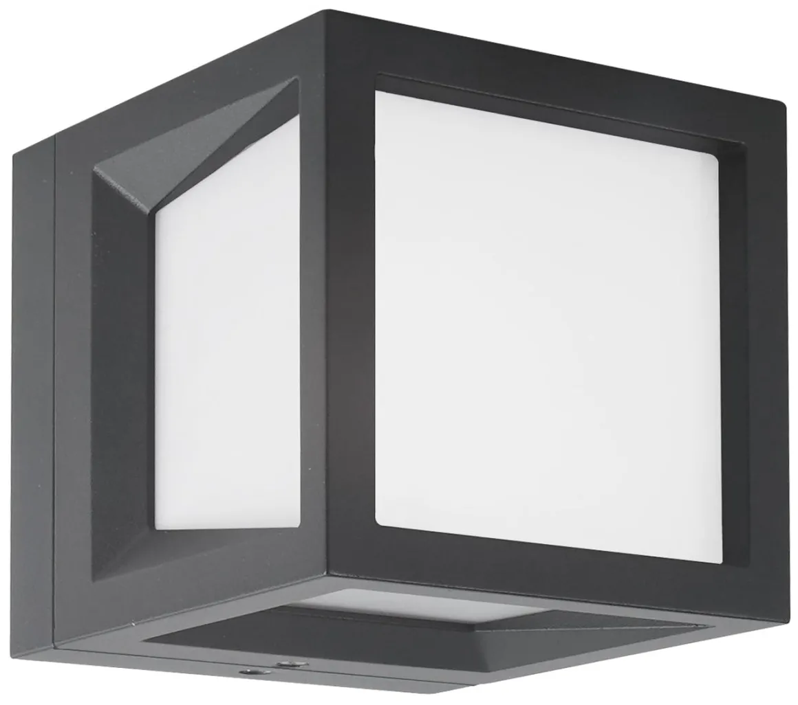 Faro 120 vegglampe utendørs Colour Switch 9W IP65 Dimbar - Antrasitt grå