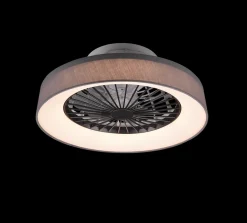 Farsund tak vifte 3000-6500K 26,8W m/Fjernkontroll - Grå