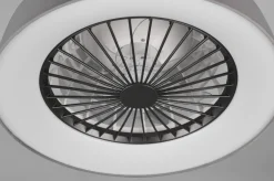 Farsund tak vifte 3000-6500K 26,8W m/Fjernkontroll - Grå