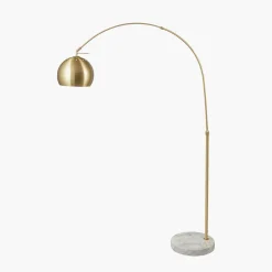 Feliciani gulvlampe 175 cm - Messing/Marmor