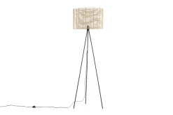 Fence gulvlampe 160 cm - Svart/Naturfarget