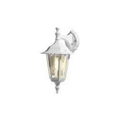 Firenze vegglampe ned E27 - hvit