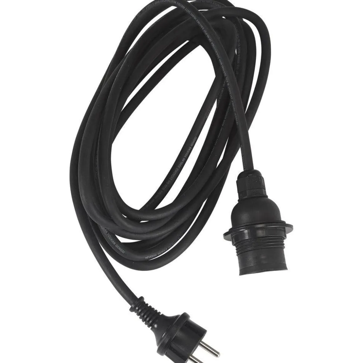 Flex utendørs pendeloppheng 250 cm - Svart