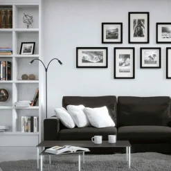 Flexi K2 gulvlampe 2x3W Dimbar - Svart