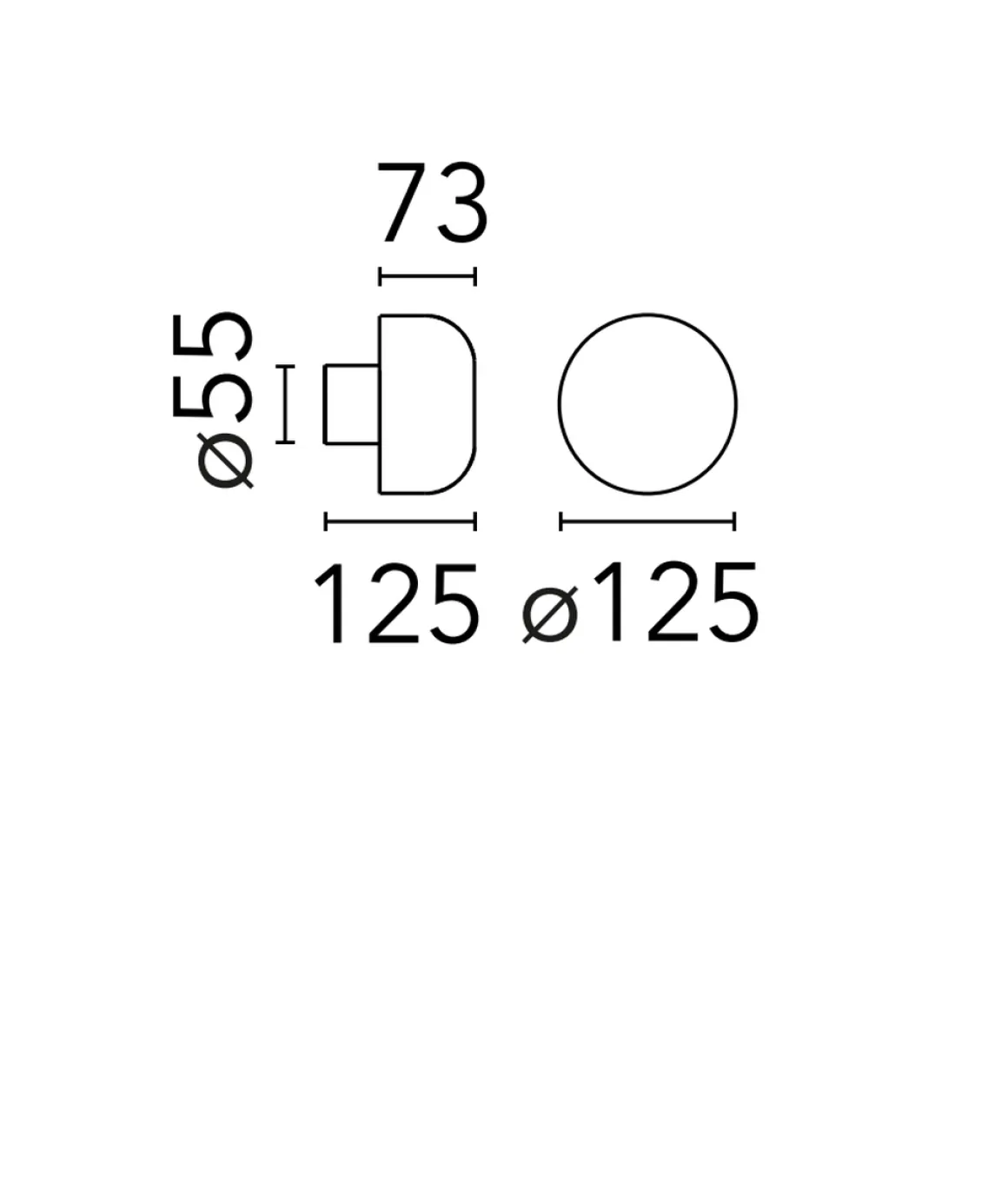 Flos Bellhop utendørs vegglampe