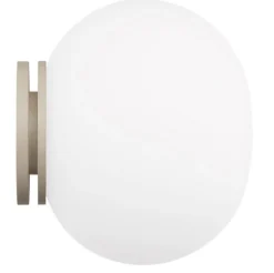 Flos Mini Glo-Ball C/W tak/vegg