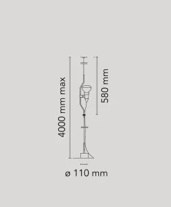 Flos Parentesi takpendel med dimmer
