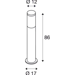 F-pol pullert 86 cm IP54