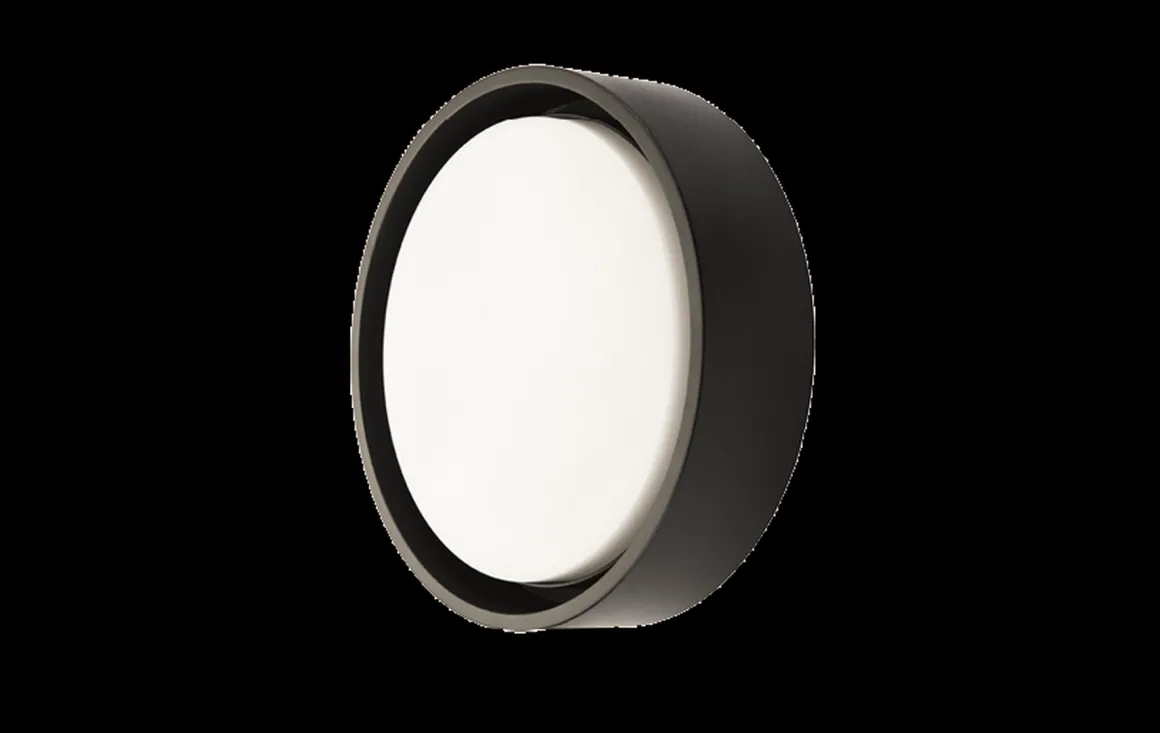 Frame round vegg/taklampe 7W 3000 Kelvin IP66 Dimbar