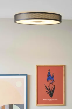 Frame taklampe 43 cm - Svart/Antikk messing