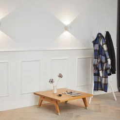 Frey vegglampe IP65 2x6W 2700K - Hvit