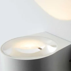 Frey vegglampe IP65 2x6W 2700K - Hvit