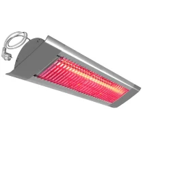 Frico Halogeninfra 2000W med bred varmespredning for utsatte utendørsmiljøer IP44 - Grå