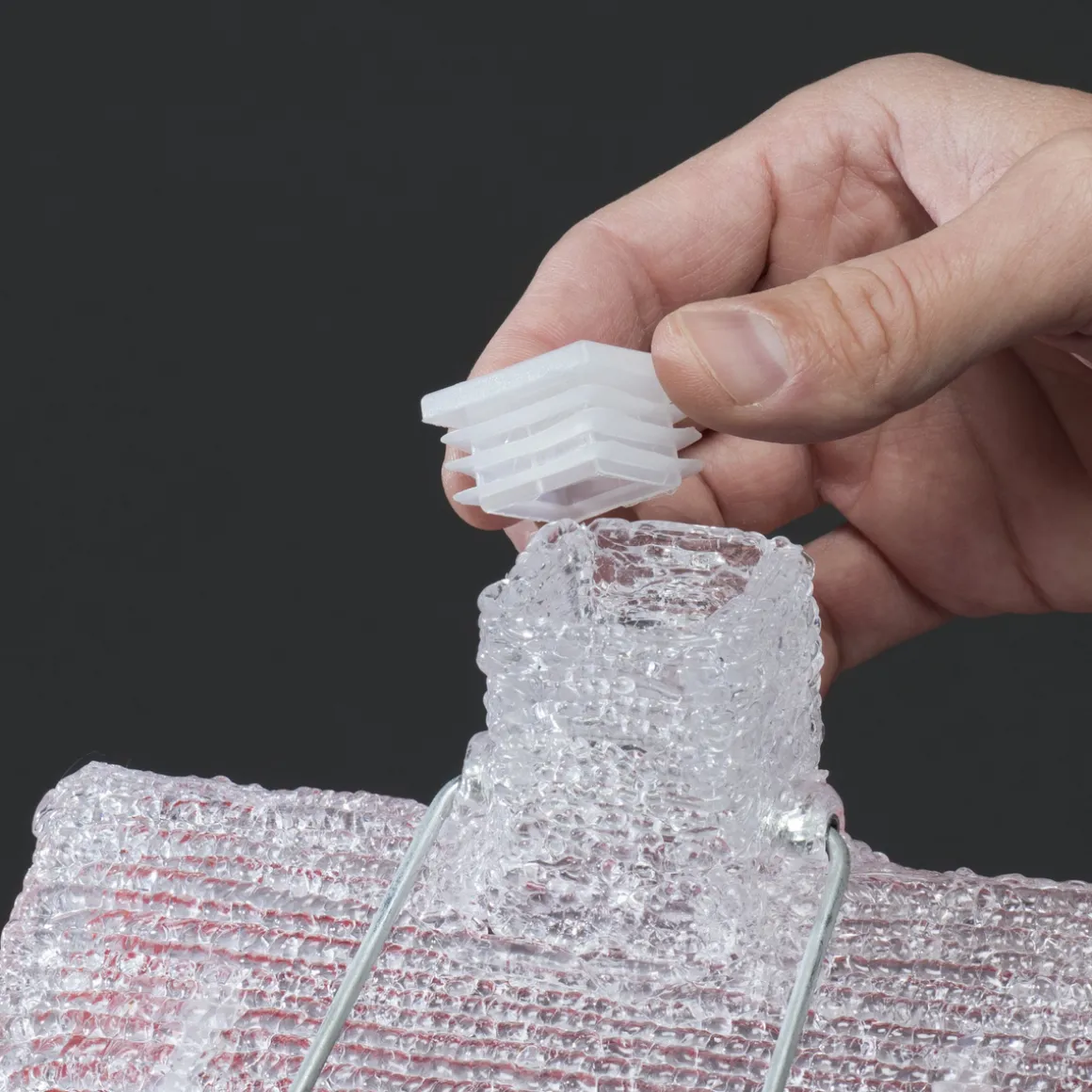 Fuglehus med LED lys