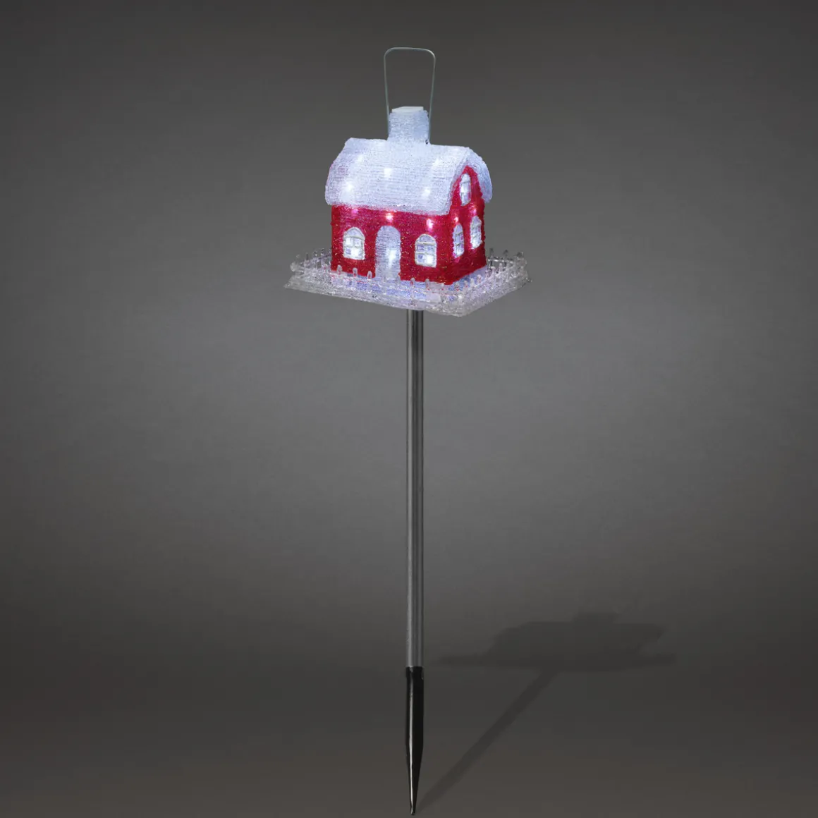 Fuglehus med LED lys