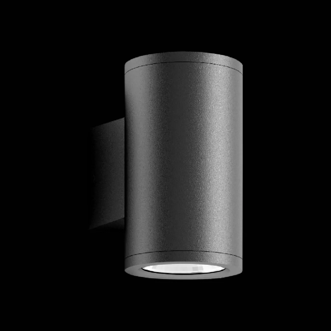 Gemma vegglampe opp/ned utendørs 6W IP54 Dimbar - Mørk grå