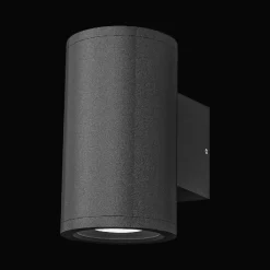 Gemma vegglampe utendørs opp/ned GU10 IP54 - Mørk grå