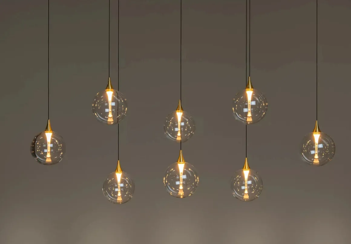 Gisela takpendel 8 x 3,9W 2700 Kelvin - Dimbar