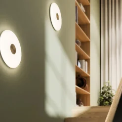 Glint glass vegglampe Ø26