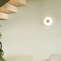 Glint glass vegglampe Ø26