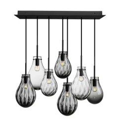 Glitre Dråper 7 stk - Grå