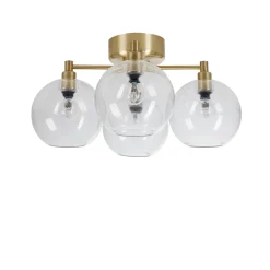 Gloria plafond 4 lys - Messing