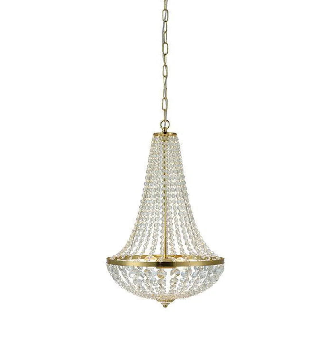 Gransø lysekrone Messing 2L - Messing