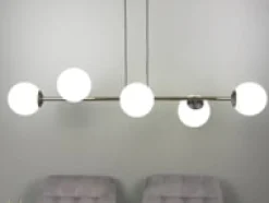 Gravity takpendel 6-lys - Svart/Røyk/Gullfarget