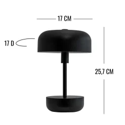 Haipot oppladbar bordlampe 3000 Kelvin 3W IP44