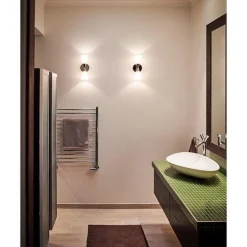 Harlekin Duo vegglampe - Krom