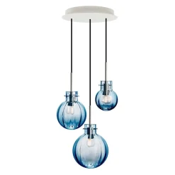 Havblikk Krystallkuler 3 stk - Hvit Baldakin