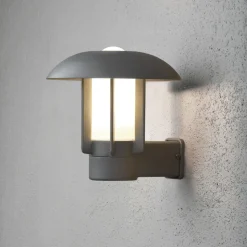 Heimdal vegglampe utendørs IP44 - Grå