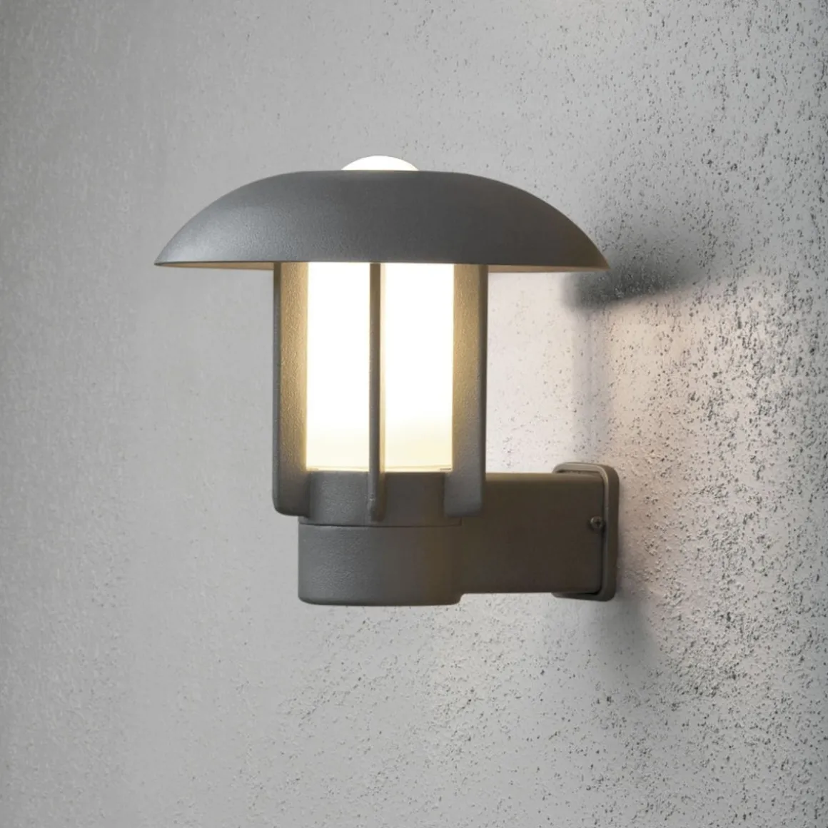 Heimdal vegglampe utendørs IP44 - Grå