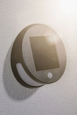 Helena vegglampe utendørs 3W 3000 Kelvin m/bevegelses sensor - Solcelle