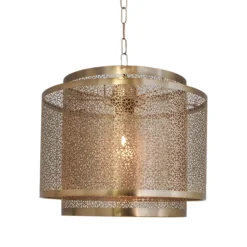 Hermine takpendel matt messing