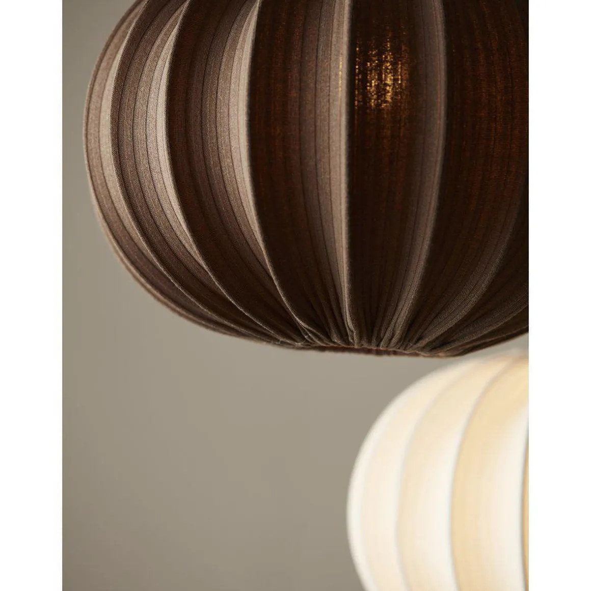 Hilma lampeskjerm 50 cm - Jersey Nougat