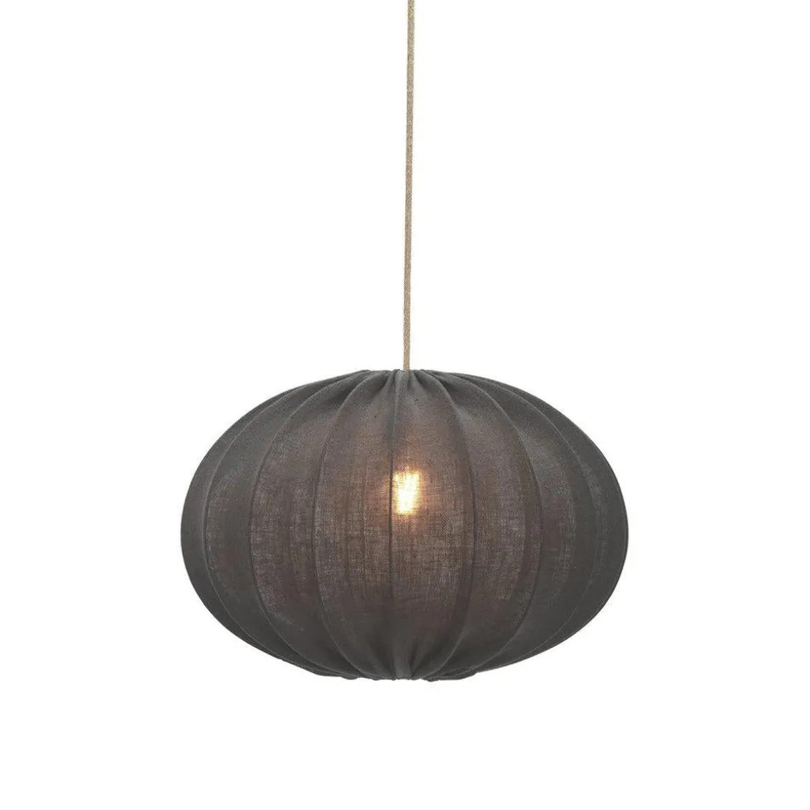 Hilma lampeskjerm 50 cm - Svart