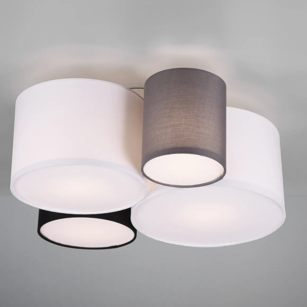 Hotel taklampe 4 lys - Multifarge