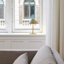 Hygge bordlampe 15 oppladbar - Antikk